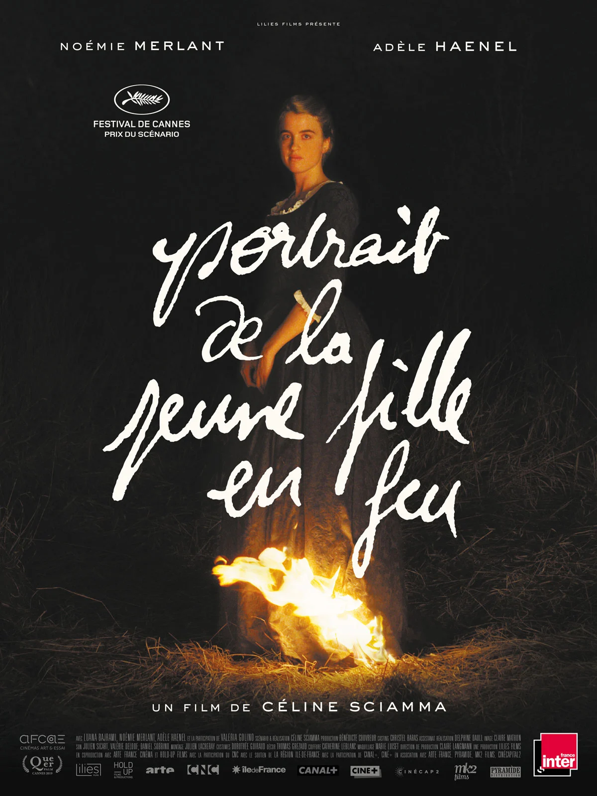 portrait de la jeune fille poster