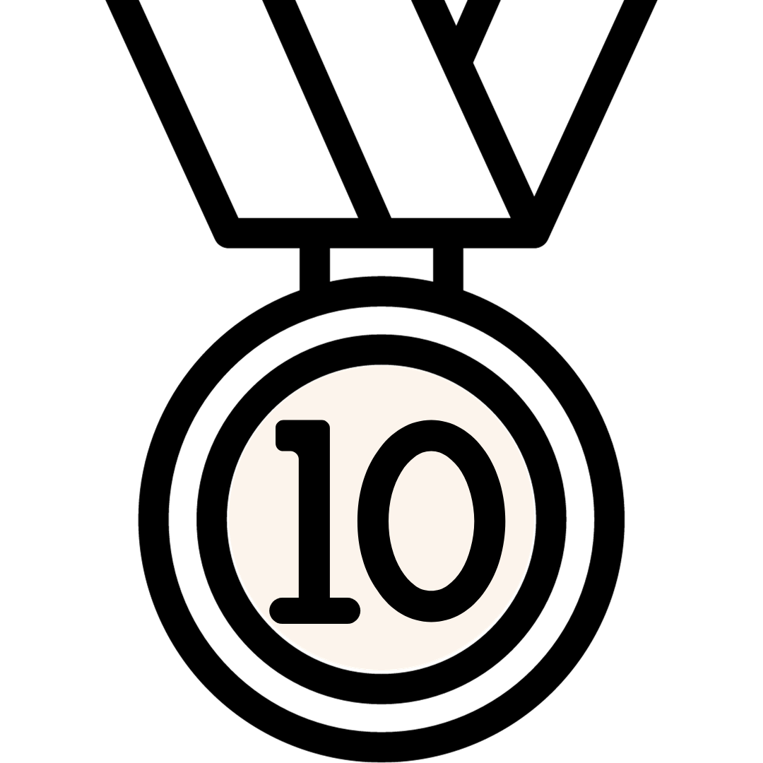 ikona 10 miejsce